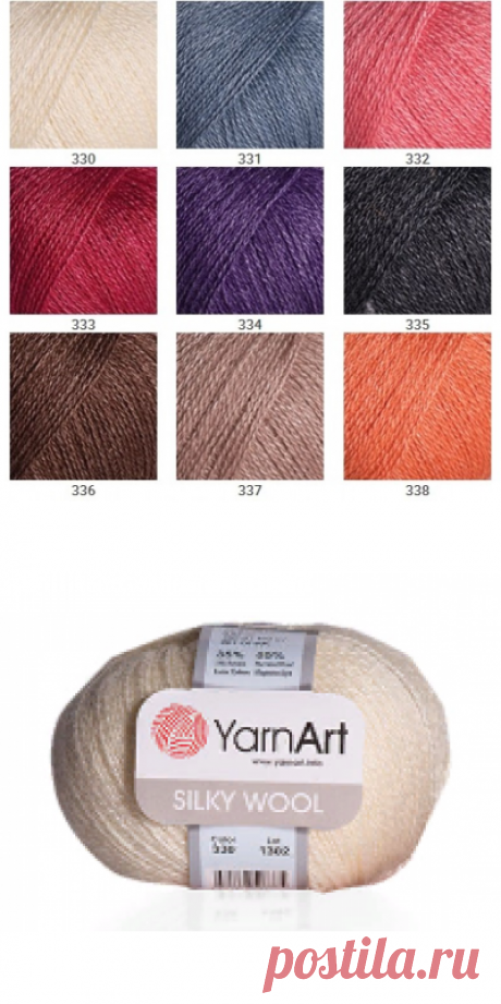 Пряжа Yarnart Silky Wool - pryazha.net
Состав: шёлк rayon 35%, мериносовая шерсть 65%
190 м./25 г.
Мотков в упаковке: 10 шт.
Вес упаковки: 0,250 кг.
86 руб.