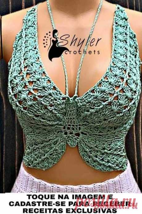 Mesh crochet top ideas for summer season