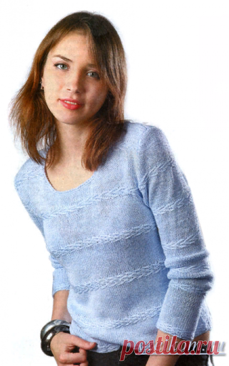 Стильные пуловеры, связанные спицами | Инна Змиевская | Яндекс Дзен