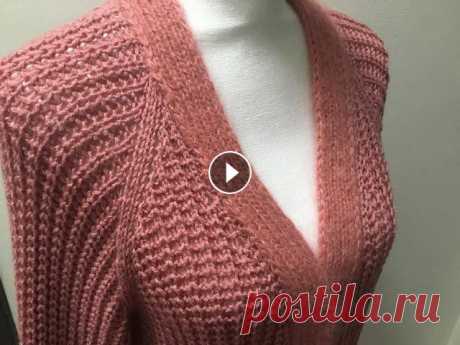 ЧАСТЬ 2. Кардиган. Реглан сверху. Полуанглийская резинка по кругу.Raglan.Cardigan.Brioche stitch. Ложная английская резинка по кругу 2:38Мой Инстаграм alya.modnoevyazanie Кардиган. Часть 1 ( в описании к этому видео находится информация по пряже)Ло...