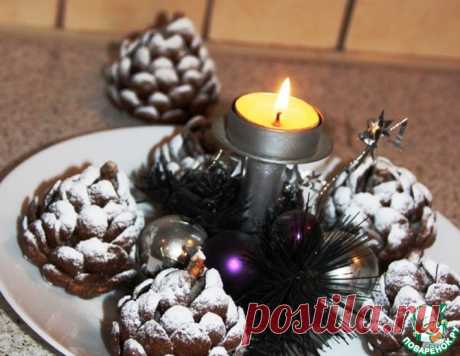 Десерт "Сладкая новогодняя шишка" – кулинарный рецепт