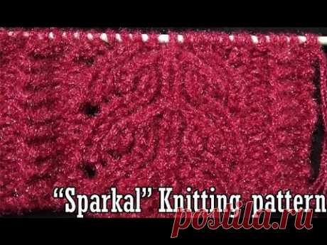 &quot;sparkal&quot; Knitting pattern Design 2018