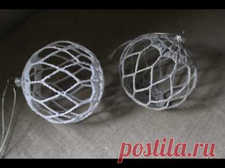 bombka na szydełku 8 cm / crochet bauble / wzór 10