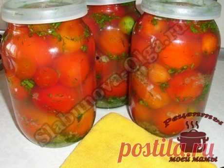 Маринованные помидоры в особом маринаде. Рецепт. Фото