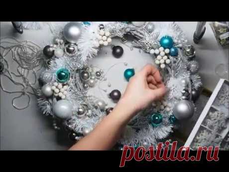 Easy DIY Christmas Wreath Ornament Tutorial - YouTube