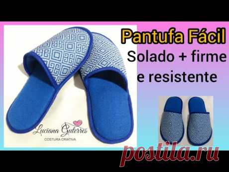 Como Fazer Pantufas Com Solado Mais Duradouro - Muito Fácil