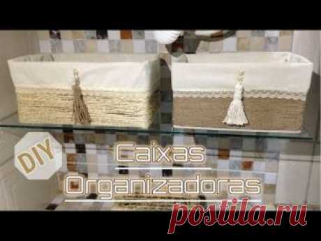 DIY-CAIXAS ORGANIZADORAS #3/REFORMA EM BAHEIRO RÁPIDA E BARATA