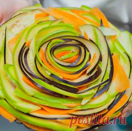 Пирог «Овощная роза» - пошаговый рецепт с фото, ингредиенты, как приготовить - Hi-Chef.ru