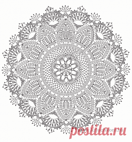 Красивые салфетки крючком - Crochet.Modnoe Vyazanie ru.rom