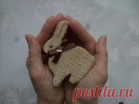 Пасхальное кольцо для салфеток "Зайчик"/Easter ring for napkins "Bunny"