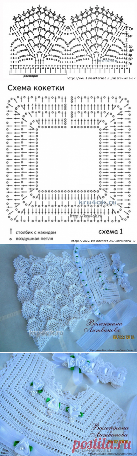 сообщение VERA-L : Платье для девочки &quot;Белое облачко&quot;. Работа Валентины Литвиновой (15:15 17-02-2016) [5038720/384764709] - nina-nesterenko@mail.ru - Почта Mail.Ru