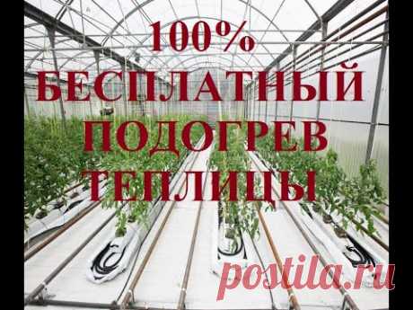 100% Бесплатный подогрев теплицы. Супер способ.