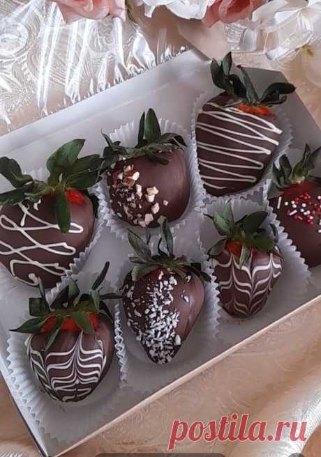 Клубника 🍓 в шоколаде