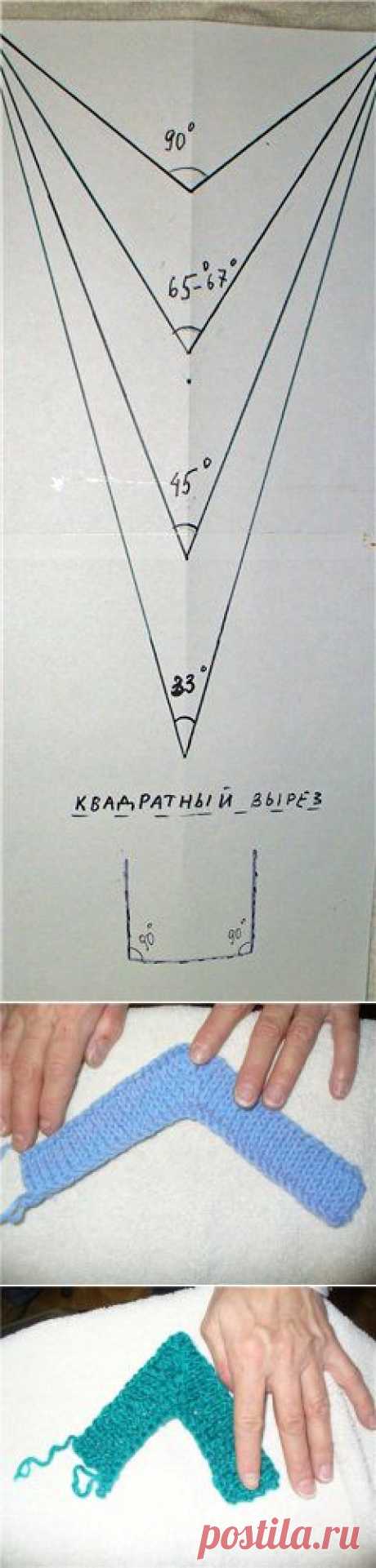 Различные углы спицами.