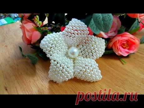 DIY - FLOR DE PÉROLAS