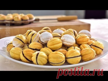 Nuci umplute | Walnut Shaped Cookies (CC Eng Sub) | JamilaCuisine