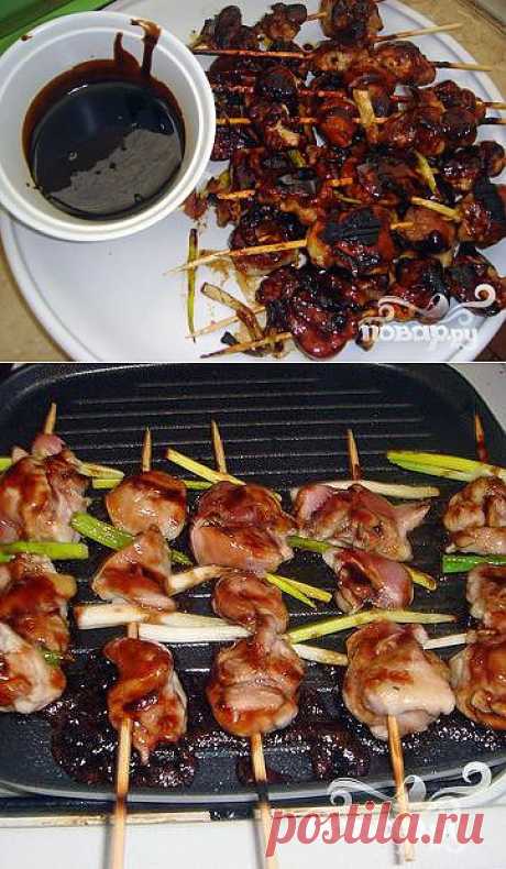 Рецепт приготовления японской закуски из обжаренных кусочков куриного мяса.