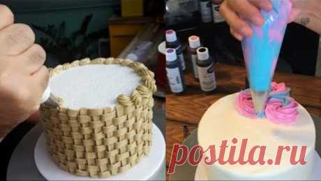Идеи техники украшения тортов Как собрать и украсить торт