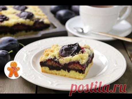 Сливовый Пирог с Шоколадом ✧ Plum Cake with Chocolate (English Subtitles)