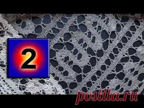 2- Bruges lace crochet Мастер класс Брюггское кружево вязание крючком урок — видео NofolloW.Ru