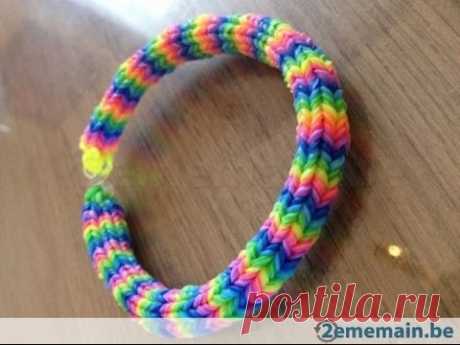 Rainbow Loom : HEXAFISH Bracelet - How To - 6-Pin Fishtail