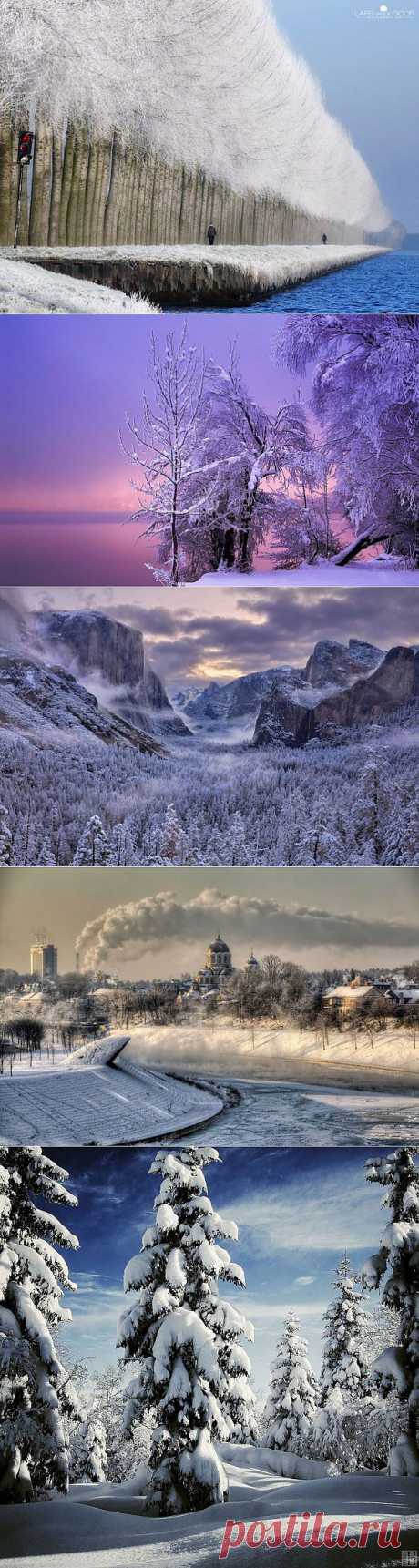 Чарующие зимние пейзажи (21 фото)