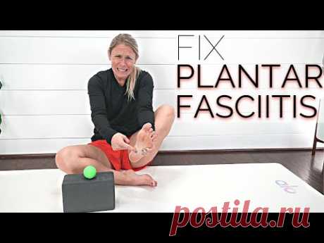 YOGA FOR PLANTAR FASCIITIS | How to Cure Plantar Fasciitis in 1 Week
