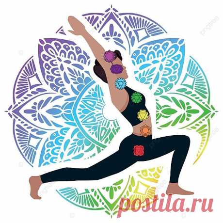 Ilustración De Una Mujer En Posición De Loto Meditando Con 7 Chakras Vibrantes Y Aura Radiante Una Obra Maestra Inspirada En El Yoga Vector PNG ,dibujos Yoga, Mantra, Mente PNG y Vector para Descargar Gratis | Pngtree