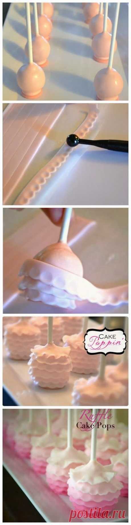 (6) Ruffle Cake Pop Tutorial | Cake Decorating Tutorials