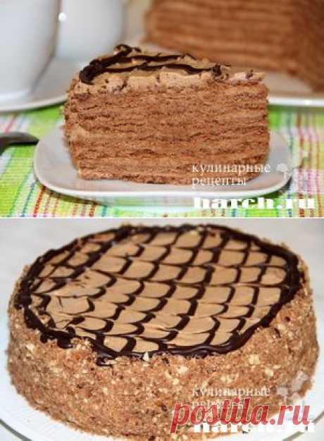 Торт “Шоколадные пески” | Харч.ру - рецепты для любителей вкусно поесть
