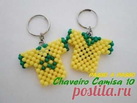 NM Bijoux -&quot;Serie Brasil&quot; - Chaveiro Camisa 10