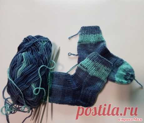 МК Детские носки спицами на 3 года - Вязание для детей - Страна Мам