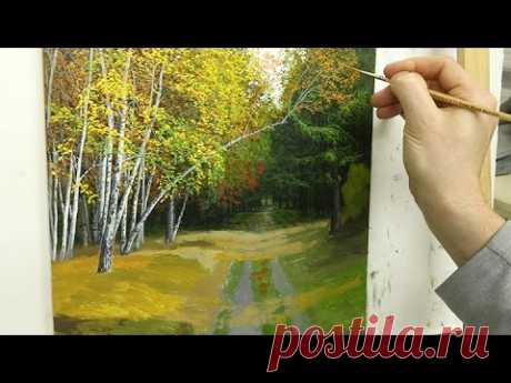 #72 How To Paint Silver Birch Trees Part II | Michael James Smith