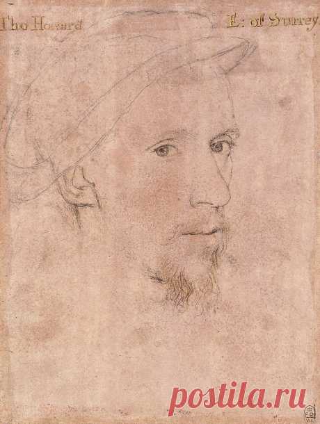 Пин содержит это изображение: Ганс Гольбейн Младший (Hans Holbein the Younger (1497|1498–1543) - Галерея мужского портрета в рисунках (drawings) \1\