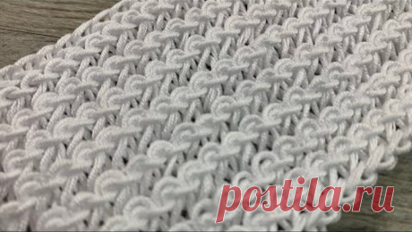 КРАСИВЕЙШИЙ УЗОР СПИЦАМИ «МОРСКАЯ ПЕНА» 🌊🌊🌊 / Beautiful elastic knitting pattern