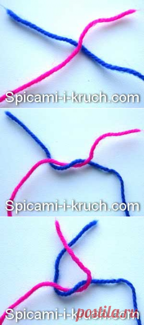 Как спрятать хвостики ниток при вязании