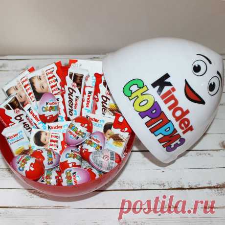 Огромный киндер сюрприз Kinder Mix — купить в Москве в интернет-магазине Milarky.ru