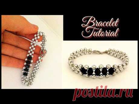 Handmade bracelet.Beading for beginners. How to make a bracelet .