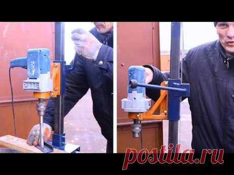 Самодельная стойка для дрели своими руками.Часть3.Homemade drill press