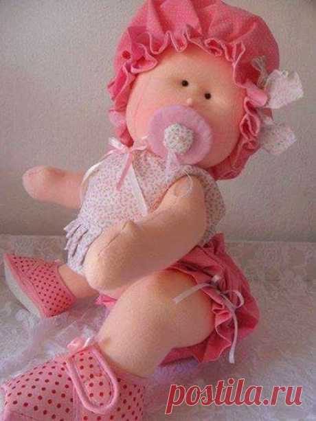 Кукла-младенец. Выкройки Mariza Paiva