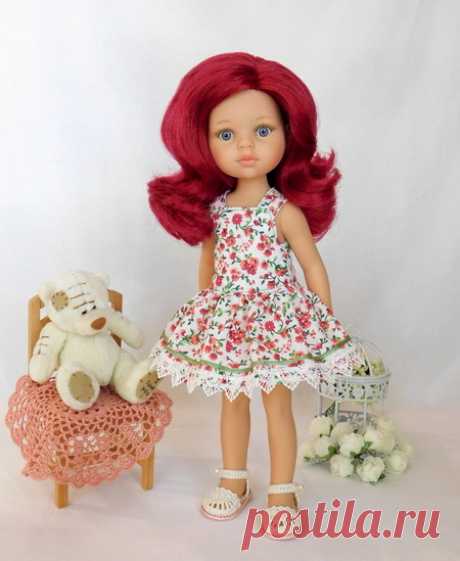 Кукла Даша с цветными волосами 2019г Paola Reina.Обзор