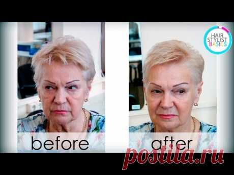 haircut for adult women (Стрижка для женщин в возрасте) tutorial 24