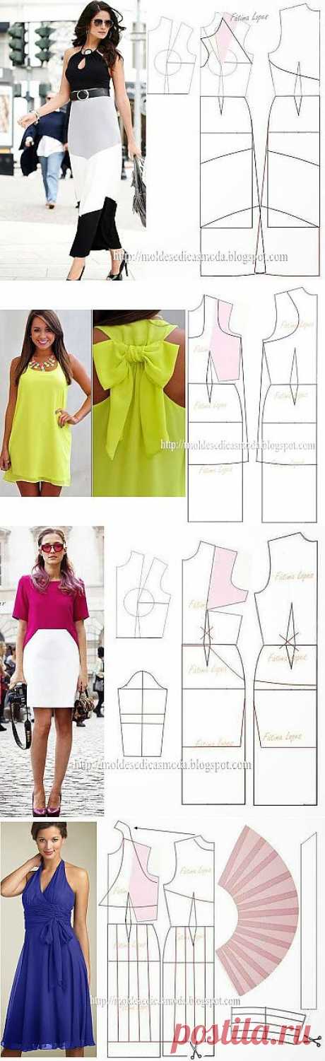 Moldes Moda por Medida: VESTIDOS 10