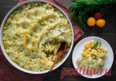 Запеканка из картофеля с курицей и овощами: рецепт пошаговый с фото | Меню недели