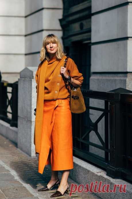 Оранжевый цвет — хит осеннего сезона 2023: как носить его и выглядеть остромодно
