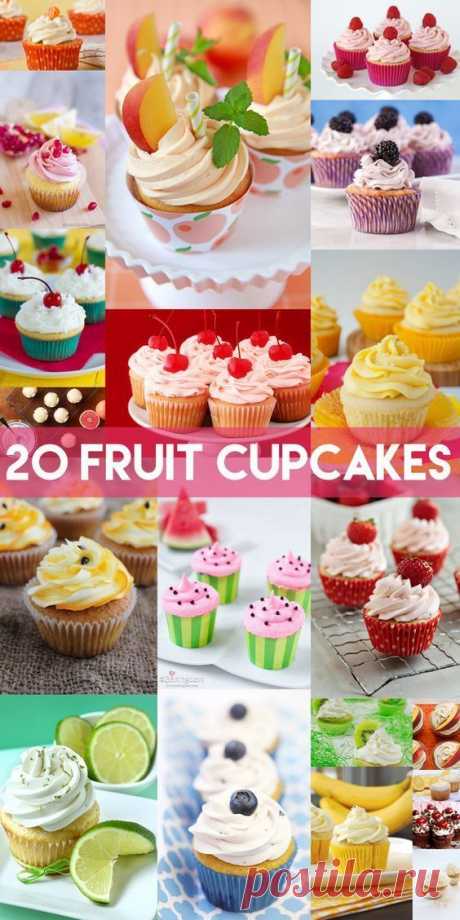 All the best Fruit Cupcake Recipes