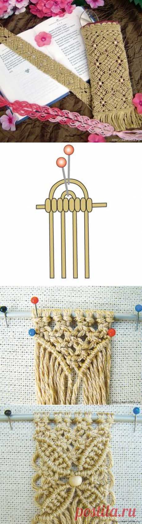 Уроки макраме. Плетение очечника.