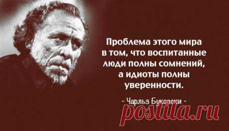 30 метких циничных цитат Чарльза Буковски – Фитнес для мозга