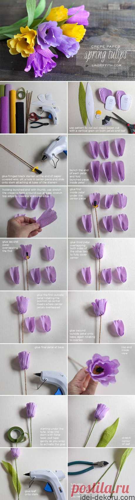 Бумажные цветы(14 мастер-классов) | Идеи декора