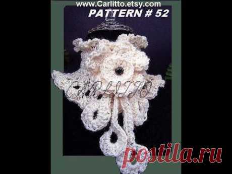 HOW TO CROCHET, CARLITTO NECKWARMER # 52, make a shawl, capelet, poncho, or neckwarmer.